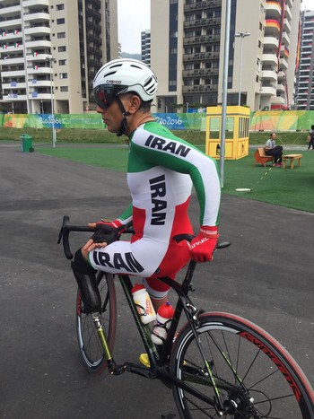 Bahman Golbarnezhad - Ciclista Irã  (Foto: Divulgação)