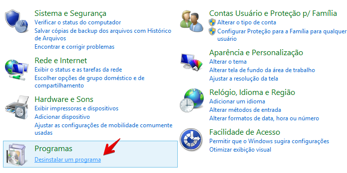 Acesse o Painel de Controle do Windows (Foto: Reprodução/Helito Bijora)