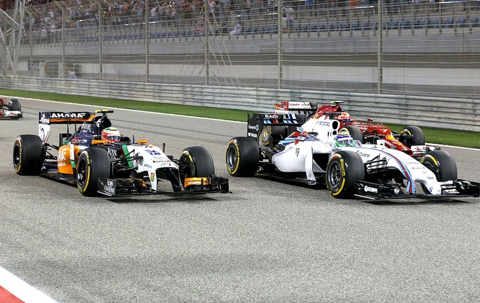 Felipe Massa largada GP Bahrein (Foto: AFP)