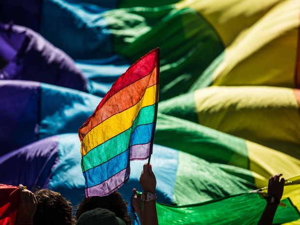 Parada Gay, lésbicas, paulista (Foto: Danilo Verpa/Folhapress)