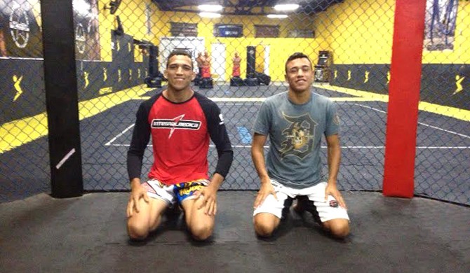 Hermison Oliveira, irmão do Charles "Do Bronx" na academia (Foto: Divulgação)
