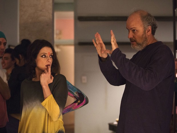 Luiz Villaça dirige a mulher, Denise Fraga, em 'De onde eu te vejo' (Foto: Divulgação) Luiz Villaça dirige a mulher, Denise Fraga, em 'De onde eu te vejo' (Foto: Divulgação)