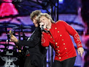 Bon Jovi se apresenta na quarta-feira (27) em Barcelona, na Espanha (Foto: Reuters)