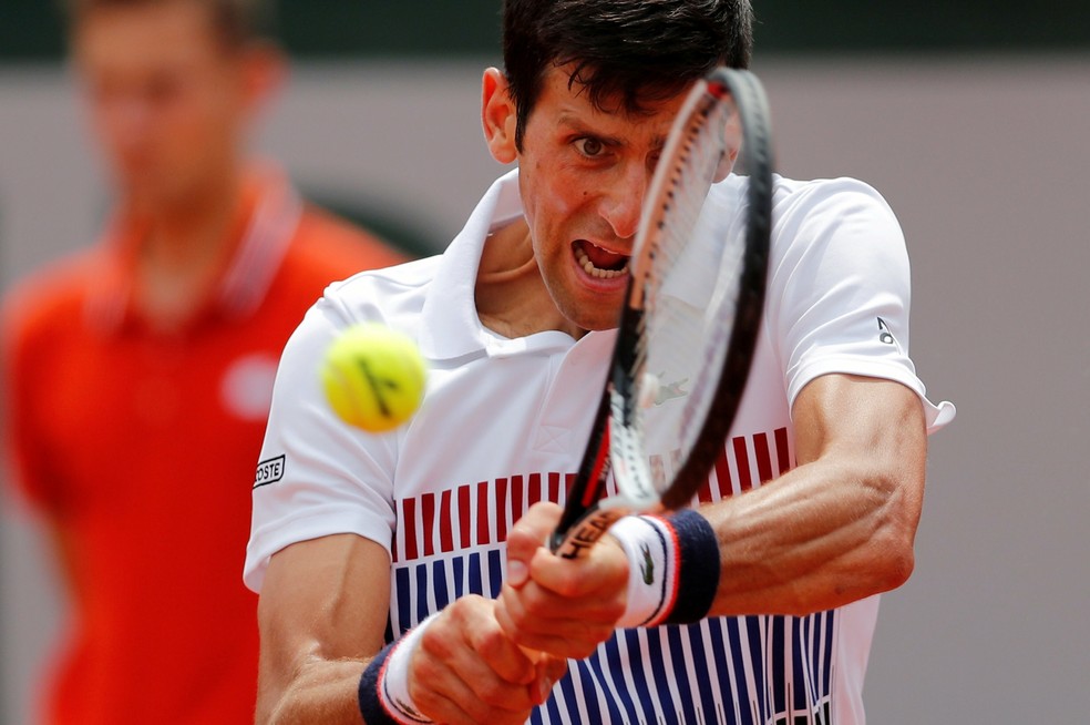Novak Djokovic em Roland Garros (Foto: Reuters / Gonzalo Fuentes)