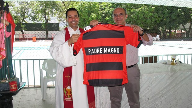 missa de São Judas Tadeu na Gávea (Foto: Divulgação / Flamengo) missa de São Judas Tadeu na Gávea (Foto: Divulgação / Flamengo)