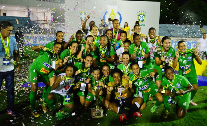 Rio Preto futebol feminino campeão brasileiro 2015 (Foto: Danilo Sardinha/GloboEsporte.com)