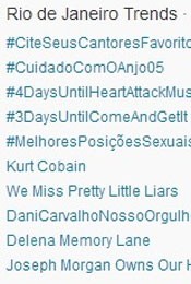 Trending Topics no Rio às 17h28 (Foto: Reprodução) Trending Topics no Rio às 17h28 (Foto: Reprodução)