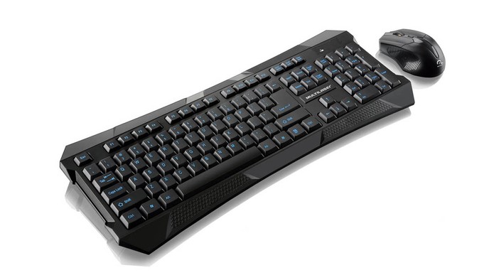 Combo da Multilaser funciona sem fios e tem design gamer (Foto: Divulgação/Multilaser)