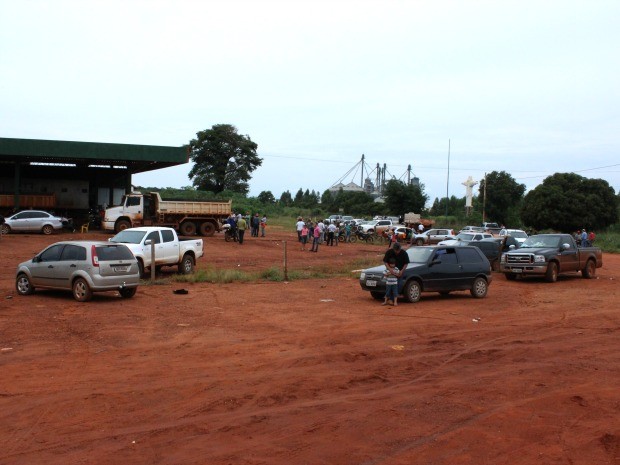 Famílias que voltaram às terras se concentram na área conhecida como Posto da Mata. (Foto: Agência da Notícia)