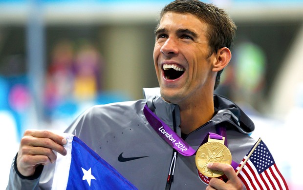 Michael Phelps, Natação, 4 x 200m, Medalha (Foto: Agência Reuters)