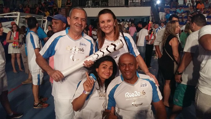 RN - Maria Rizonaide Silva - Roberto Vital - Tocha Paralímpica Natal (Foto: Jocaff Souza/GloboEsporte.com) RN - Maria Rizonaide Silva - Roberto Vital - Tocha Paralímpica Natal (Foto: Jocaff Souza/GloboEsporte.com)