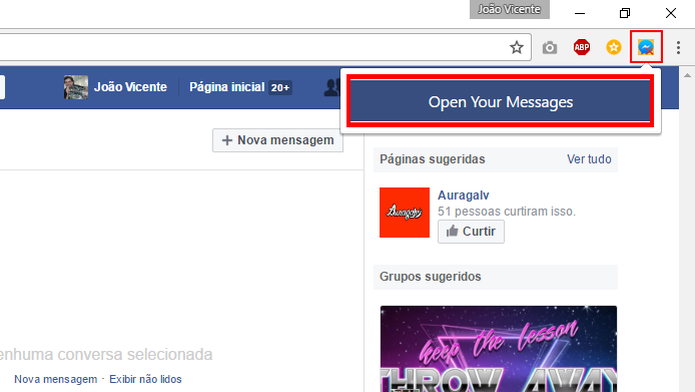 Extensão para Chrome apaga todas as mensagens do Facebook (Foto: Reprodução/Chrome) (Foto: Extensão para Chrome apaga todas as mensagens do Facebook (Foto: Reprodução/Chrome)) Extensão para Chrome apaga todas as mensagens do Facebook (Foto: Reprodução/Chrome) (Foto: Extensão para Chrome apaga todas as mensagens do Facebook (Foto: Reprodução/Chrome))