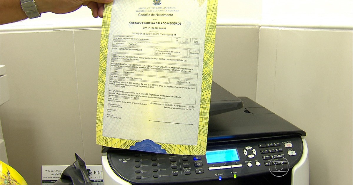 G1 - Cartórios de PE começam a emitir CPF no registro de nascimento ...
