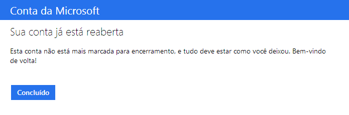 Conta recuperada com sucesso (Foto: Reprodução/Helito Bijora)