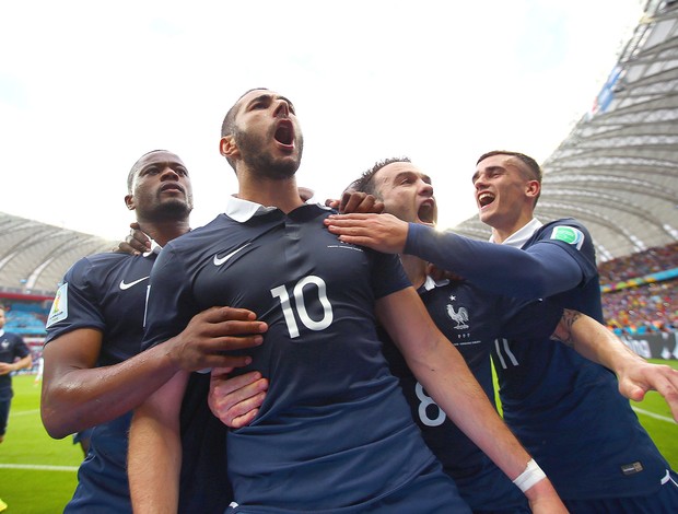 Benzema gol França x Honduras (Foto: Getty Images)
