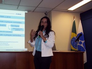 Sheila Zani, gerente da Coordenação de Contas Nacionais do IBGE (Foto: Lilian Quaino/G1)