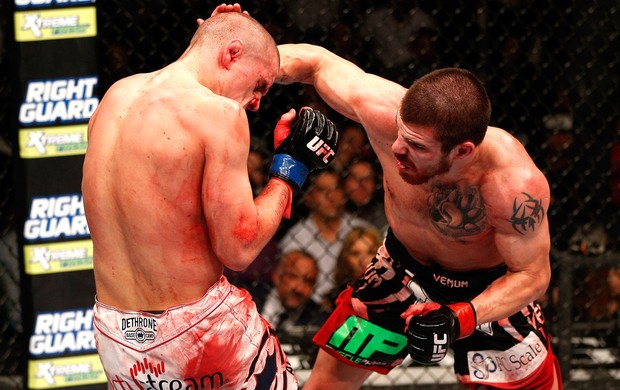 Joe Lauzon e Jim Miller, UFC 155 (Foto: Getty Images)