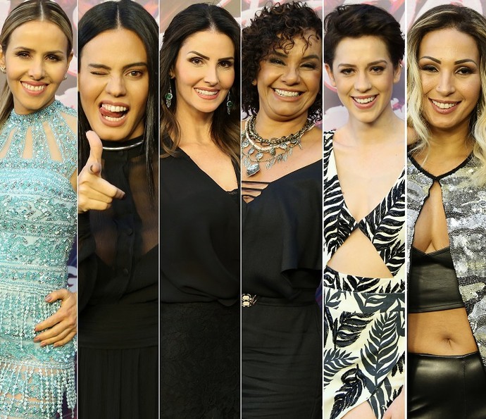 Leona Cavalli, Letícia Lima, Lisandra Souto, Solange Couto, Sophia Abrahão e Valesca (Foto: Carol Caminha/Gshow)