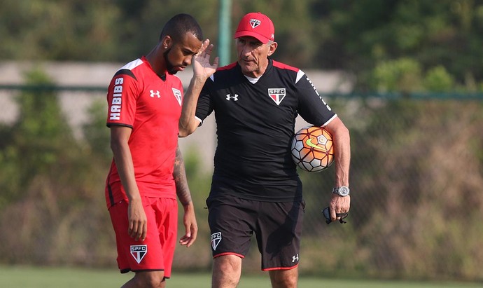 wesley bauza são paulo treino (Foto: Rubens Chiri/saopaulofc.net)