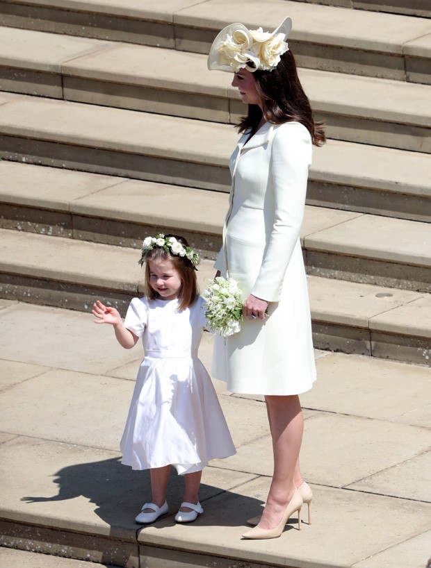 Chapéus diferentões no casamento de Harry e Meghan (Foto: Getty Images) Chapéus diferentões no casamento de Harry e Meghan (Foto: Getty Images)