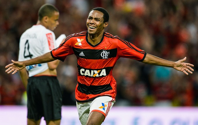 Elias gol Flamengo final Copa do Brasil jogo Atlético-PR (Foto: Getty Images)