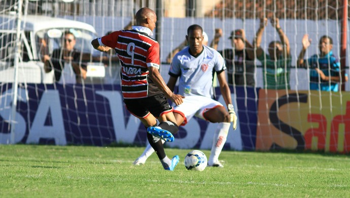 Santa Rita venceu o Potiguar por 2 a 0 no primeiro jogo (Foto: Ailton Cruz/ Gazeta de Alagoas)
