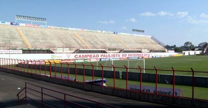 Estádio Romildo Ferreira, em mogi Mirim (Foto: Alexandre Guimarães / EPTV)