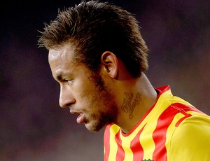 Neymar jogo Atlético de Madrid e Barcelona (Foto: AFP)