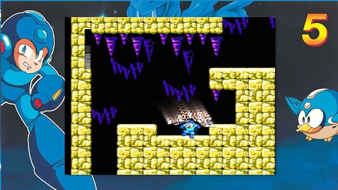 Mega Man Legacy Collection com Mega Man 5 (Foto: Reprodução/Felipe Vinha)