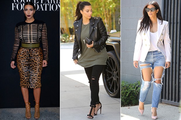 MODA - Estilo Kim Kardashian (Foto: Getty Images | X17) MODA - Estilo Kim Kardashian (Foto: Getty Images | X17)