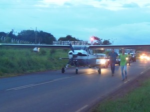 Avião Sacramento (Foto: Jeorlândio Rebouças Pires/Arquivo Pessoal)