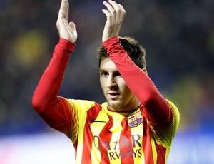 Messi, Levante x Barcelona (Foto: AP)