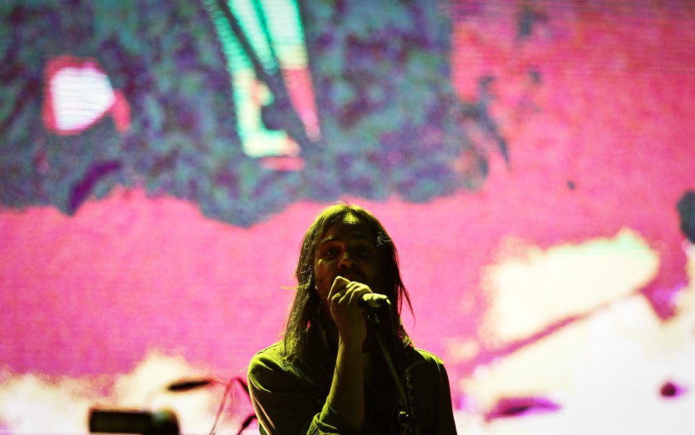 Tame Impala se apresenta no palco Skol do Lollapalooza 2016 (Foto: Caio Kenji/G1)