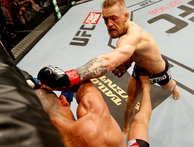 UFC Conor McGregor Diego Brandao (Foto: Agência Getty Images)