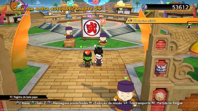 Dragon Ball FighterZ segue uma estrutura de MMO com lobby offline e online (Foto: Reprodução / Victor Teixeira) Dragon Ball FighterZ segue uma estrutura de MMO com lobby offline e online (Foto: Reprodução / Victor Teixeira)