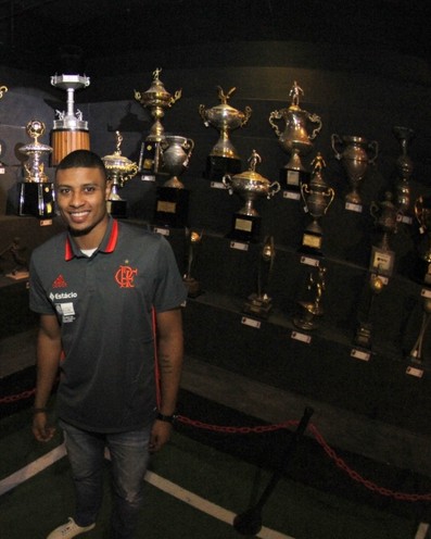 Ricardo Fisher é Humberto apresentados no Flamengo (Foto: Gilvan de Souza / Flamengo)