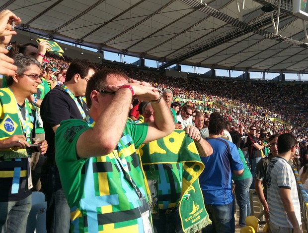 sol na cara Maracanã (Foto: Eduardo Peixoto)