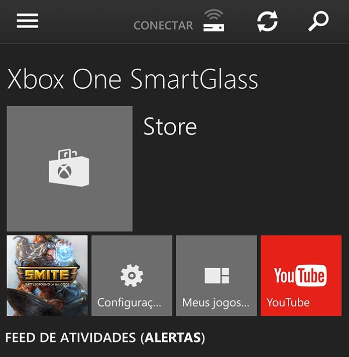 Conecte-se ao console (Foto: Reprodução/Murilo Molina)