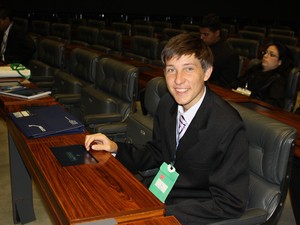 Eduardo Wolfgram foi um dos representantes do ES.  (Foto: Luciléia Gilles/ VC no ESTV)