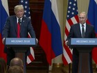 Em Helsinque, Trump surpreende ao apoiar Putin e contradizer CIA