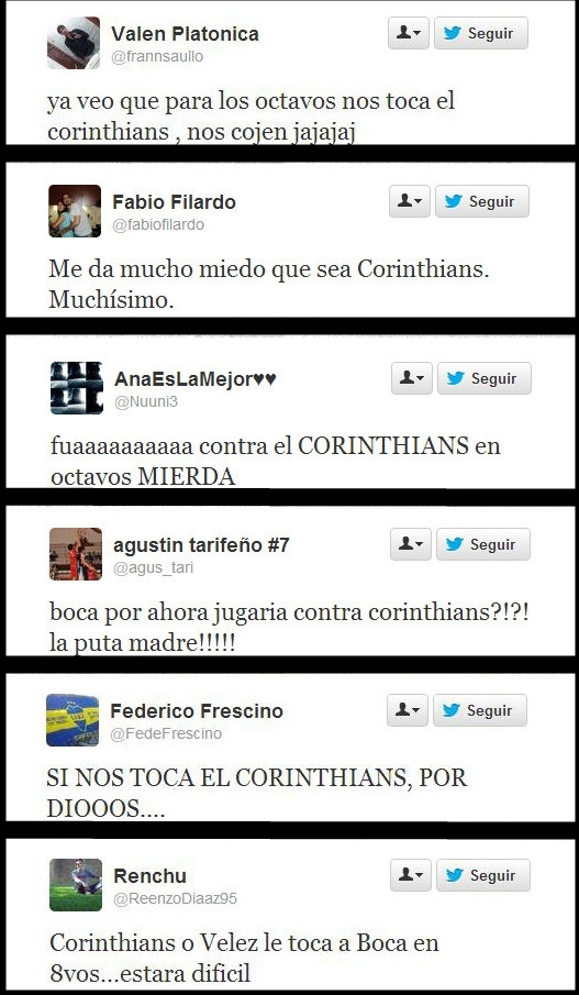 Boca Juniors pelo Twitter (Foto: tuwitter)