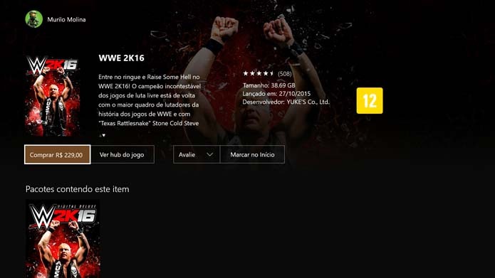 Clique no jogo que quer comprar (Foto: Reprodução/Murilo Molina)