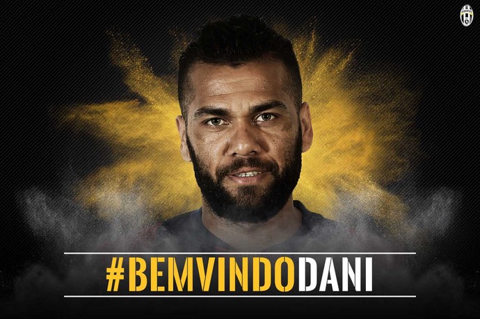 Daniel Alves chega ao Juventus por dois anos (Foto: Divulgação/ Juventus)