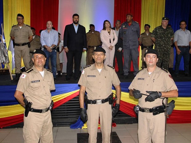Novo comandante da Polícia Militar é apresentado em Araguari (Foto: Divulgação/Prefeitura de Araguari)