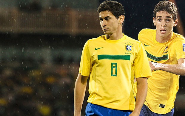 Ganso e Oscar, Seleção Brasileira (Foto: Getty Images)