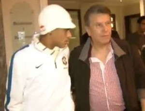 Neymar e Pini Zahavi (Foto: Reprodução)