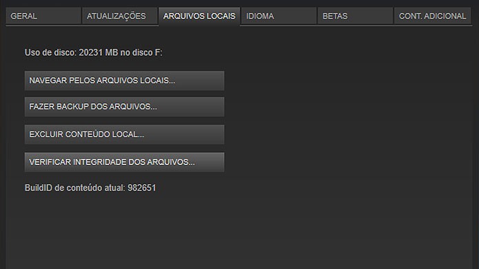 Verifique a integridade dos arquivos de GTA V no Steam para corrigir erros (Foto: Reprodução/Tais Carvalho)