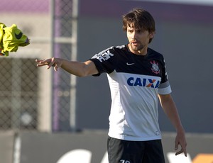 Paulo André treino Corinthians (Foto: Daniel Augusto Jr. / Ag. Corinthians)