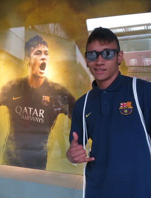 Dublê do Neymar (Foto: Cintia Barlem)