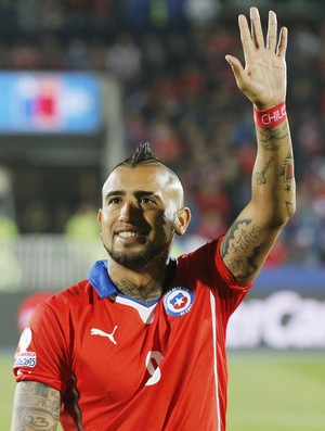Vidal Chile x Bolívia Copa América (Foto: Reuters)